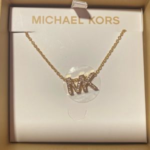New Michael kors gold necklace